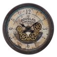 thumbnail image 2 of Monarch Specialties I 9061 - Horloges, Ronde 20 Pouces, Mécanisme à Engrenages, Horloge Murale, Brun, Transitionnel, 2 of 4