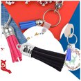 thumbnail image 2 of tredstone 28 Pieces Keychain Charms Creative Delicate Keyring Pendant Tassels Simple Handbag Decor Tassel Craft Decoration DIY Accessory Black, 2 of 5