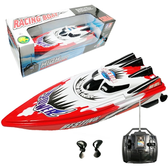 stanreset Enjoyable Water Toys High Speed Remote Control Boat Model And Endurance Time red
