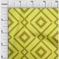 thumbnail image 2 of oneOone Velvet Yellow Fabric Geometric Craft Projects Decor Fabric Printed By The Yard 58 Inch Wide, 2 of 4