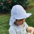 thumbnail image 4 of Summer Outdoor Sun Protection Beach Hat Sun Protection Beach Baby Breathable Mesh Cap Kids Cute Visor Cap for Outing Children, 4 of 7