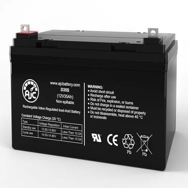 AJC Batterie Compatible avec Pride Mobility Victory 10 SC610 SC710 12V 35Ah Batterie de Trottinette de Mobilité