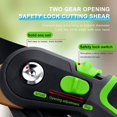 thumbnail image 4 of Pruning Shears, Professional Bypass Cutting Principle Stainless Steel Pruning Blade, Variable Handle Opening At 2 Levels, With Sponge Handles, 4 of 5