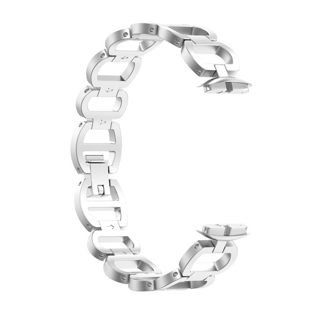 Wweixi Beautiful Gifts Stylish Watch Bands Present For Loved Ones Wide Application Metal silver 1Set