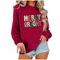 thumbnail image 1 of Pisexur Sweat-Shirt de Noël Décontracté à Manches Longues Col Rond pour Femmes, Chandail Ample et Confortable, Imprimé Mode Festival Automne, 1 of 4