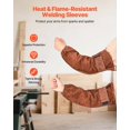 thumbnail image 2 of VEVOR Leather Welding Sleeves Heavy Duty Cowhide Flame Resistant Work Sleeves, 2 of 9