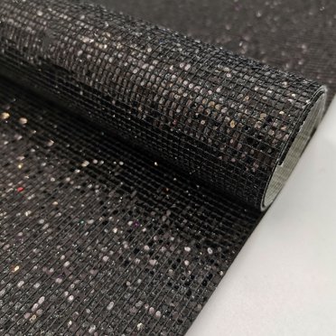 Tdoenbutw Clearance Colored Faux Leather Upholstery Crafts Fabric For Diy Crafts Making Black