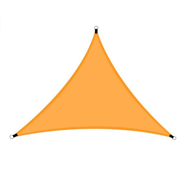 Voile d'Ombrage Résistante à la Pluie de 20 Pieds, Imperméable, Robuste, Triangulaire, Auvent en Polyester 210T, Pare-Soleil Anti-Sable pour Activités Extérieures, Patio, Jardin, Cour Arrière