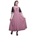 thumbnail image 1 of Bimba Robe Anarkali Imprimée pour Femmes, Robe Longue Maxi, Robe Ethnique, 1 of 6