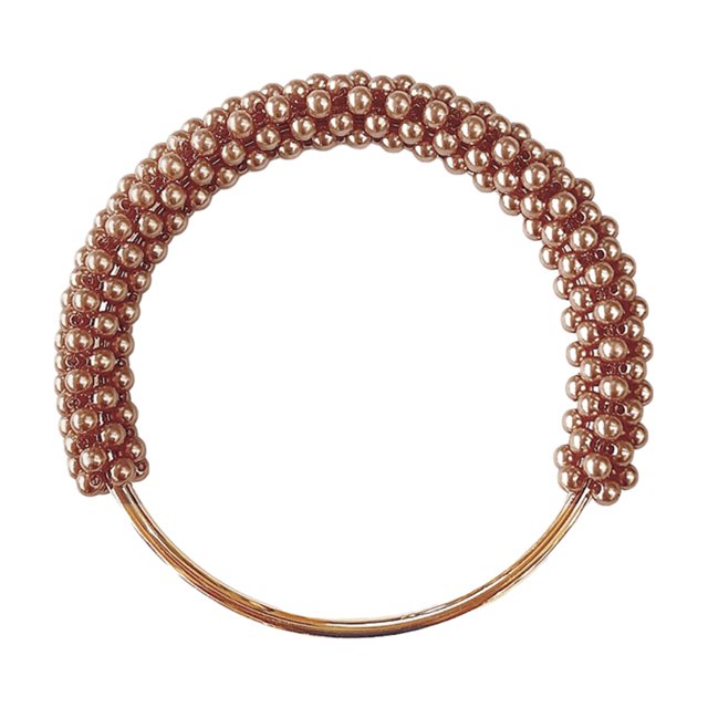 Xuanheng Bag Handle Bag Making DIY Bag Round Crochet Bag Decorative Handle Accessory Brown