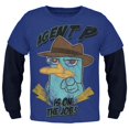 thumbnail image 1 of Phineas & Ferb - Agent P On the Job Juvy 2fer Long Sleeve T-Shirt, 1 of 1