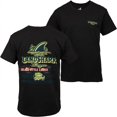 thumbnail image 1 of Landshark T-Shirt Noir Peint pour Homme - Petit, 1 of 3
