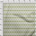 thumbnail image 3 of oneOone Rayon Light Green Fabric Asian Ikat Sewing Material Print Fabric by The Yard 56 Inch Wide, 3 of 4