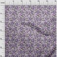 thumbnail image 3 of oneOone Velvet Light Purple Fabric Floral Retro Sewing Craft Projects Fabric Prints By Yard 58 Inch Wide, 3 of 5