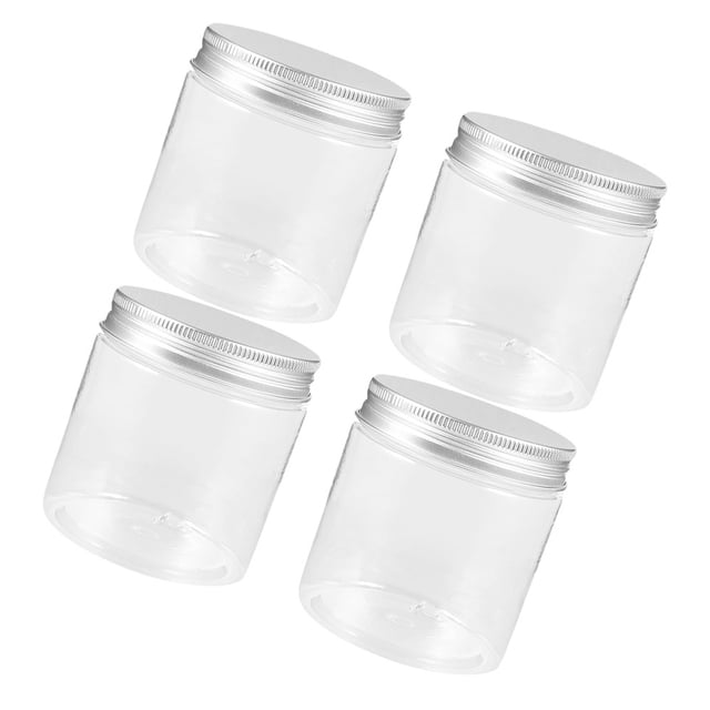 FUTUREORYY 4 Pcs Mason Jars Aluminum Portable Clear Visibility For Everyday Use Household Users