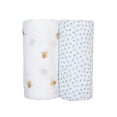 thumbnail image 4 of Lulujo - Baby, Infant - Boho Collection - Cotton Muslin Swaddle Blankets - 2 Pack, 4 of 6
