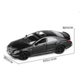 thumbnail image 1 of 1:36 Mercedes Benz CLS63 AMG Modèle Réduit Haute Simulation Voitures Modèle de Véhicule en Alliage de Luxe Collection de Voitures Jouet pour Enfant Cadeau Noir Mat avec Boîte, 1 of 5