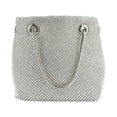 thumbnail image 2 of AMERTEER Sac de Soirée pour Femmes en Filet à Paillettes, Sac Seau Asymétrique, Sac à Main, Sac à Chaîne, 2 of 3