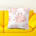 thumbnail image 3 of 45x45cm Carré Coussin Coussin Couverture Or Rose Alphabet Anglais Coussin Couverture (F), 3 of 8