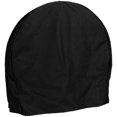thumbnail image 1 of Sunnydaze Outdoor Weather-Resistant Durable Polyester with PVC Backing Firewood Log Hoop Cover - 24" - Black, 1 of 6