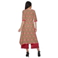 thumbnail image 4 of Moomaya Kurta Pakistanaise Ensemble de Veste Palazzo pour Femmes Tenue Indienne Vêtement Ethnique, 4 of 5
