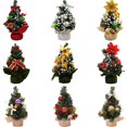 thumbnail image 4 of Mini Arbre de Noël de Table Petit Bureau Ornement de Fête Arbre Décoré, 4 of 6
