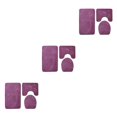 thumbnail image 4 of Baohd 3pieces Multi-functional Non-Slip Chenille Bath Rug Any Bathroom Eco-friendly PJ210906-A001 3Set, 4 of 6