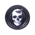 thumbnail image 1 of Assiette ronde 8ct 9po - tête de mort, 1 of 5