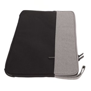 Laptop Bag, Large Capacity 3 Compartments Simple Stylish Computer Carrying Case  for 15.4 Inch Laptops Black