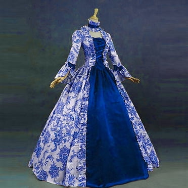 UPPADA Robe Victorienne Grande Taille pour Femmes à Laçage Manches Évasées Robe de Bal avec Corset Soirée Maxi Robes Vintage Robe Cocktail Robes de Mariage Offres du Jour