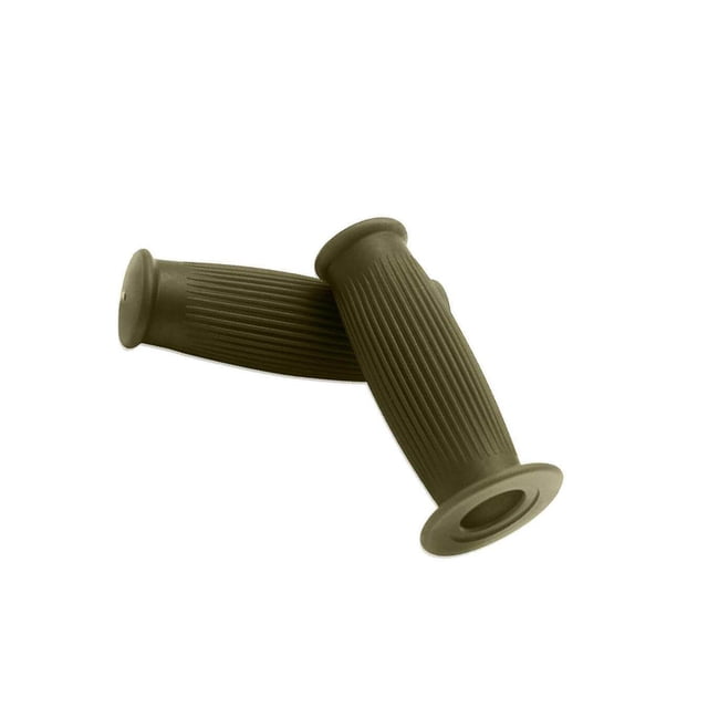 Paire Universelle Poignée de Guidon de Moto Poignée de Main Accessoire de Guidon Rétro Guidon Vert 22 24MM