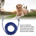 thumbnail image 3 of Double Head Bite  Outdoor Camping Leash, Premium Steel Wire, Large Range Motion, Suitable For Small, Medium, Large Dogs, Made Of Steel Wire, PVC, Ideal For, 3 of 8