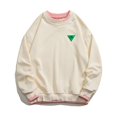 thumbnail image 1 of Pisexur Sweat à Capuche pour Hommes Couleur Unie Col Rond Graphique Décontracté Manches Longues Léger Grande Taille M-5TG, 1 of 8