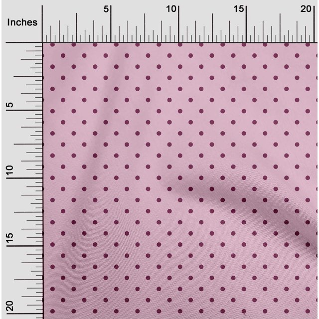 oneOone Silk Tabby Fabric Polka Dots Decor Fabric Printed BTY 42 Inch Wide