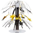 thumbnail image 1 of Centre de table en cascade en papier d’aluminium Or &Argent, 1 of 2