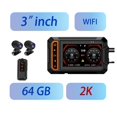 thumbnail image 1 of 3 Inches Motorcycle GPS 4K Dashcam With IP67 Waterproof Dual Lens Motorcycle Black Box Night Vision Video Recorder Dash Cam ,Clear Images, 1 of 7