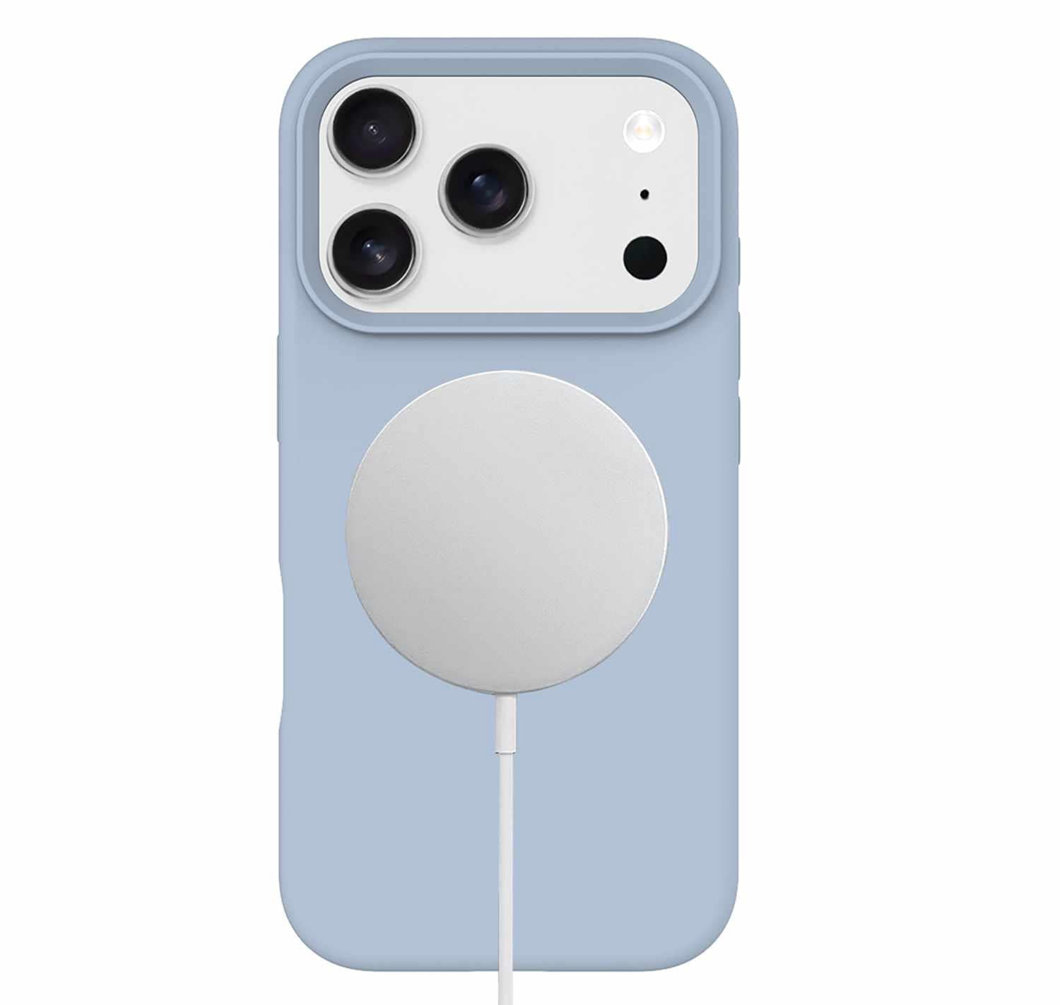 Blu Element Silicone MagSafe Case Pastel Blue for iPhone 17