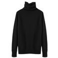 thumbnail image 4 of IMENGL Chandail en Laine Col Roulé Première Ligne, Noir 2TG, Taille m-2TG, 4 of 4