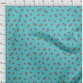thumbnail image 3 of oneOone Silk Tabby Fabric Pomegranate Fruit Printed Fabric 1 Yard 42 Inch Wide, 3 of 4