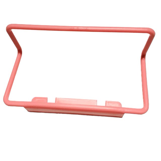 Mosiee Multifunction Plastic Hanging Holder Towel Rag Rack Punch-Free Cabinet Door Back Kitchen Home Storage Organizer Bar Hanger