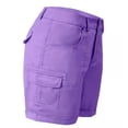 thumbnail image 4 of High Waisted Cargo Shorts Women Plus Size Athletic Outdoor Lightweight Loose Rise Summer for 2025 Hiking 7 Inch Inseam with Pockets, 4 of 6