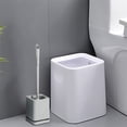 thumbnail image 1 of RXIRUCGD Toilet Bowl Brush And,Compact Toilet Cleaner Brush Set For Bathroom Deep Cleaning,Compact Size For Storage And Organization, 1 of 8