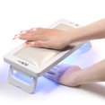 thumbnail image 1 of mtvxesu Light For Nails 2 In 1 Manicure Nail Arm Repose With LED Nail Lamp 72W LED Gel Nail Dryer Arm Repose For Nails Light Arm Repose Pillow Cushion Hand Sale, 1 of 9