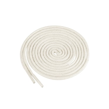 INSPIRE CHIC Halloween 2 Pairs Waxed Round Shoelaces Durable Thin Replacement Shoe Laces for Boots & Dress Shoes with Plastic Tips Beige 90cm/35.43"