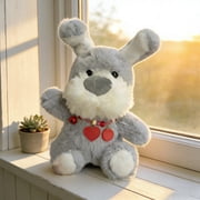 EGNMCR Schnauzer Toy Puppy Wedding Litter Doll 8-inch Doll Doll plush toy