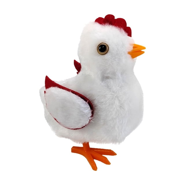 Electronic Walking & Chirping Chicken Plush Toy, Interactive Pet Companion for Kids, Battery-Powered Stuffed Animal