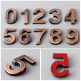 thumbnail image 1 of Trayknick 0-9 Modern House Door Plaque Address Arabic Number Digit Plate Sign Decoration Style 2, 1 of 13