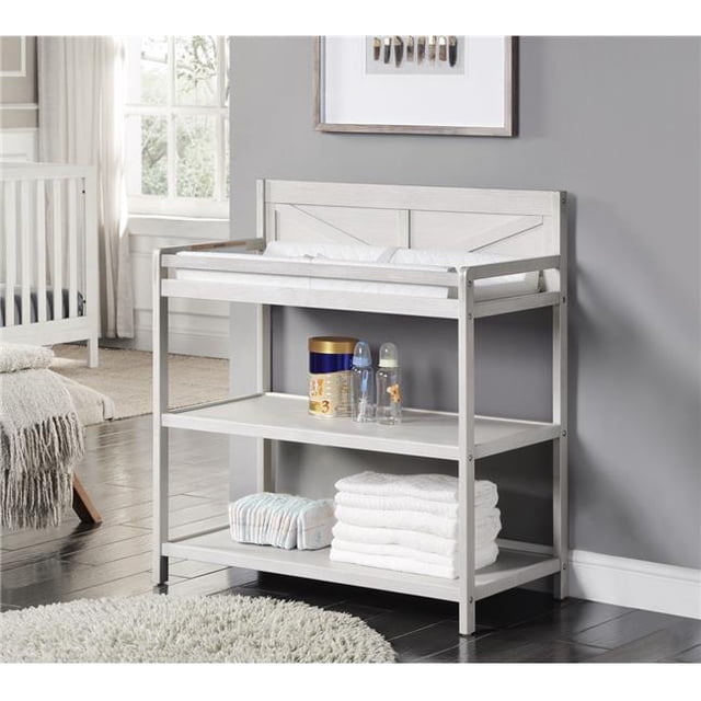 Suite Bebe 27266-WGY Barnside Changing Table, Washed Gray