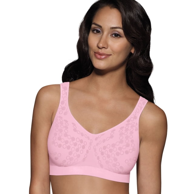 Bali Womens Comfort Revolution Smart Sizes Shaping Wirefree Bra, 3XL, Hush Pink