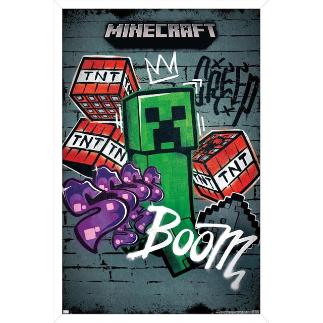 Minecraft - Creeper Do Not Enter Wall Poster, 22.375" x 34"